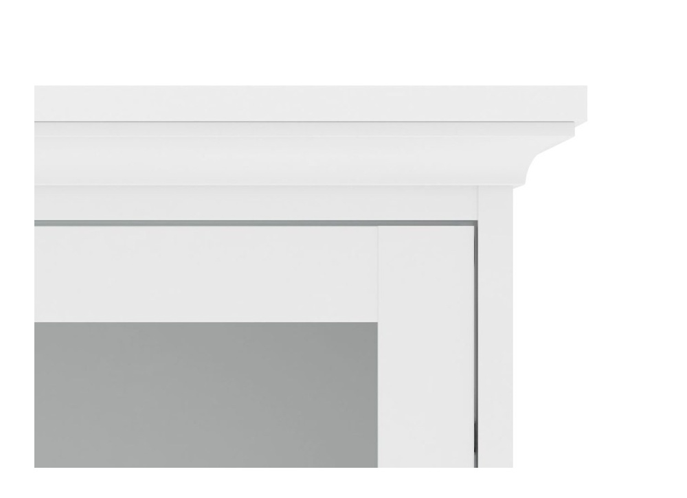 Vitrina dos puertas y dos cajones Viena