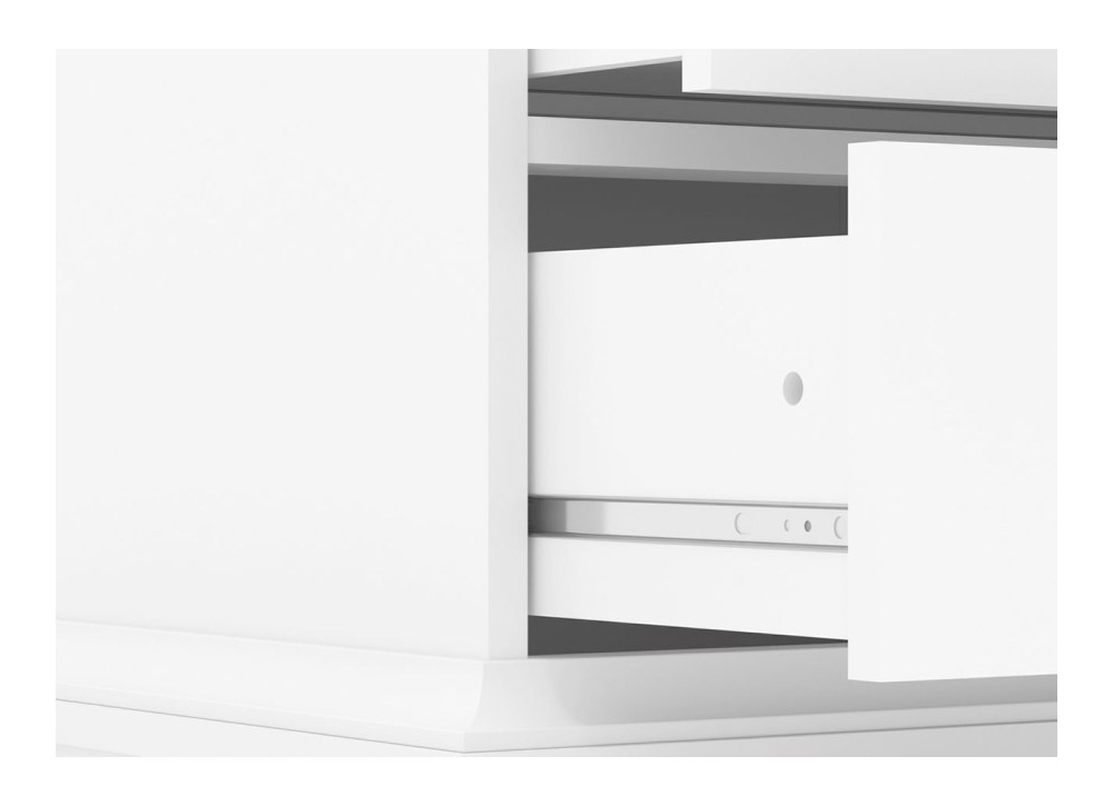 Vitrina dos puertas y dos cajones Viena