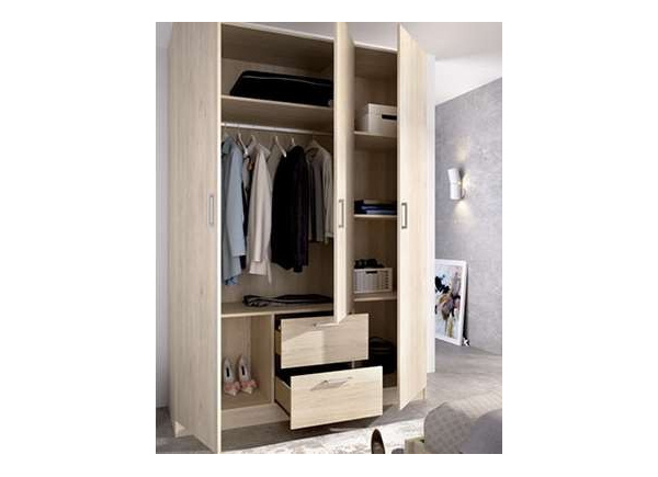 ARMARIO 3PTAS+2 CAJ NATURAL MAXIKOAN ARMARIO 3PTAS+2 CAJ NATURAL MAXIKOAN