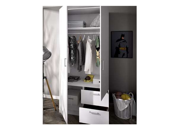 ARMÁRIO MAXIKOAN 3 PARTES + 2 CAIXAS BRANCAS