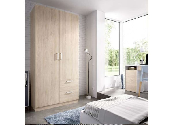 ARMARIO 2PTAS+2 CAJ NATURAL MAXIKOAN ARMARIO 2PTAS+2 CAJ NATURAL MAXIKOAN