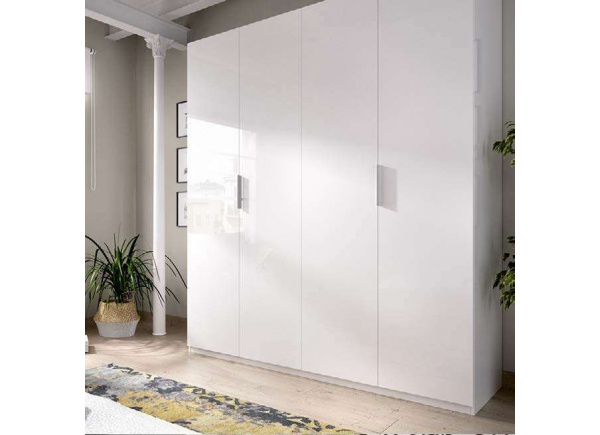 ARMÁRIO KOAN GLOSS BRANCO 4 PARTES
