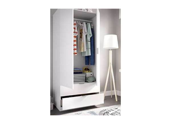 ARMARIO 2 PTAS+2CAJ BLANCO KOAN