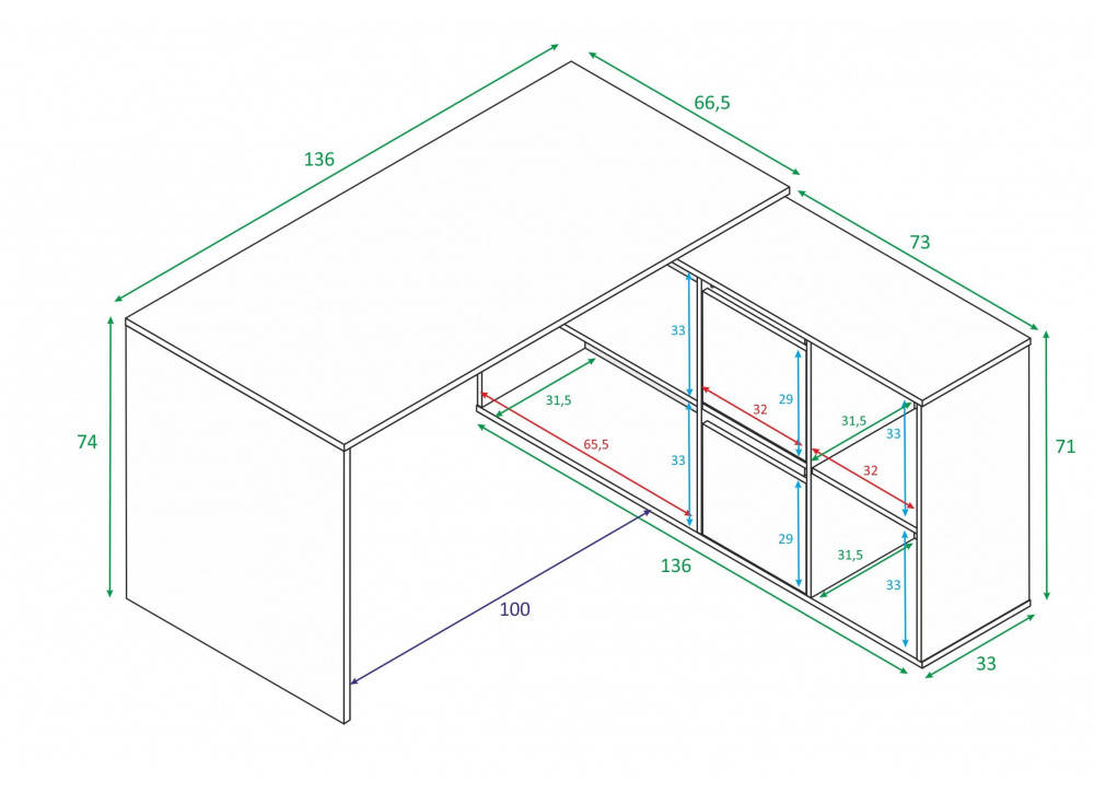 MESA DESPACHO PALMER