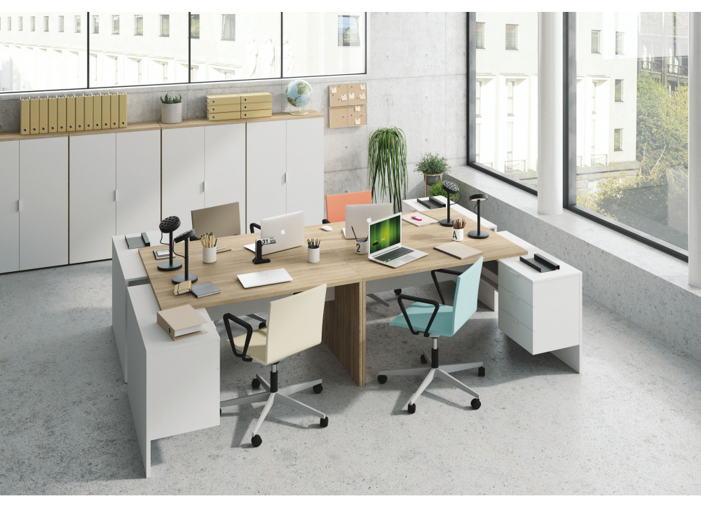 ESTANTERIA CON PUERTAS POLTER