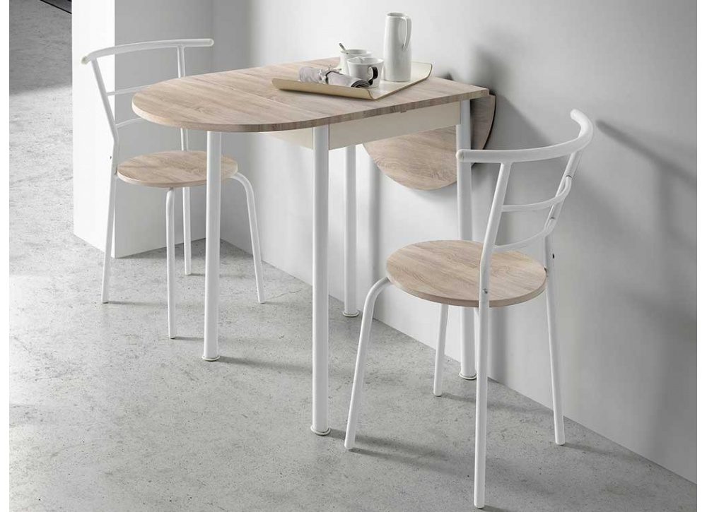 CONJUNTO COCINA MESA+2 SILLAS TEVA