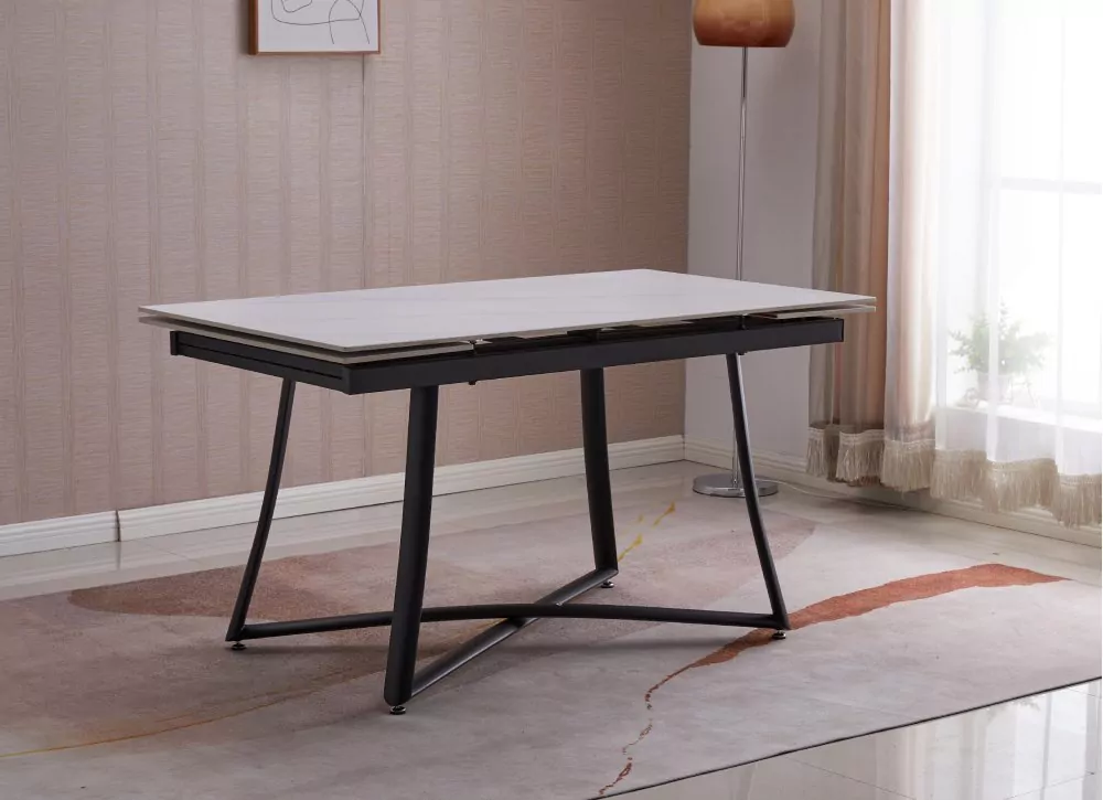 Mesa de comedor laterales extensibles central ROMA