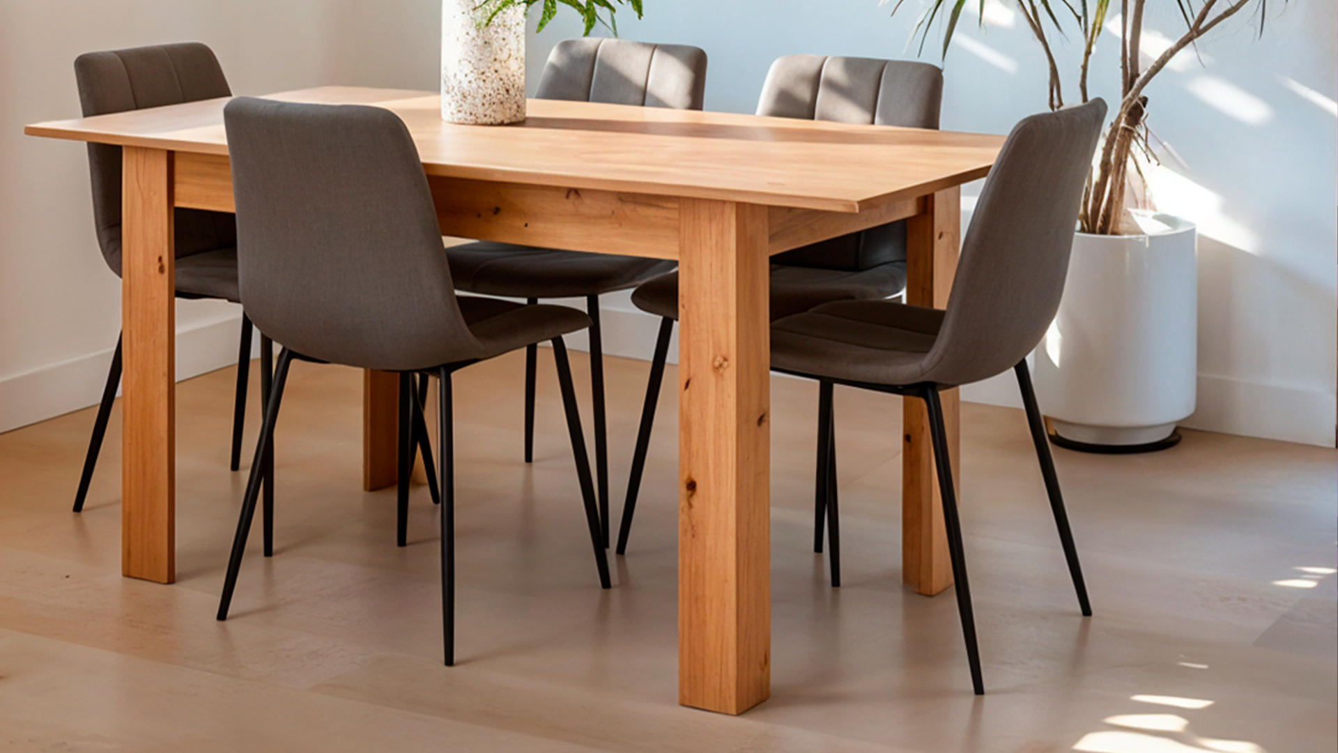 Mesa de comedor extensible HAMAR