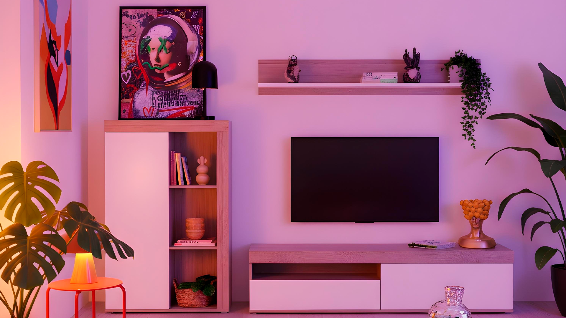 Composición de salón nórdico KALM