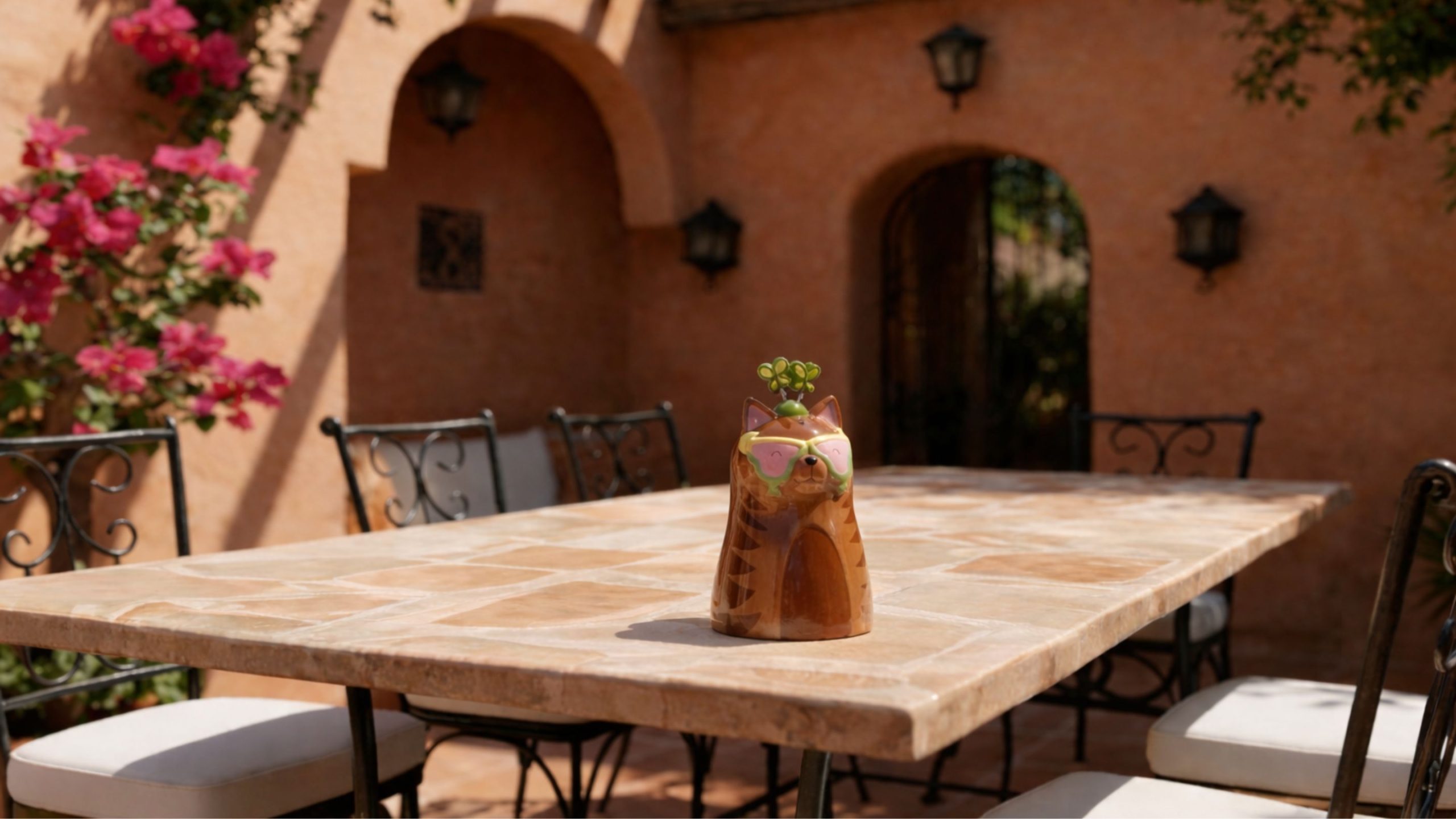 Terraza juvenil creativa