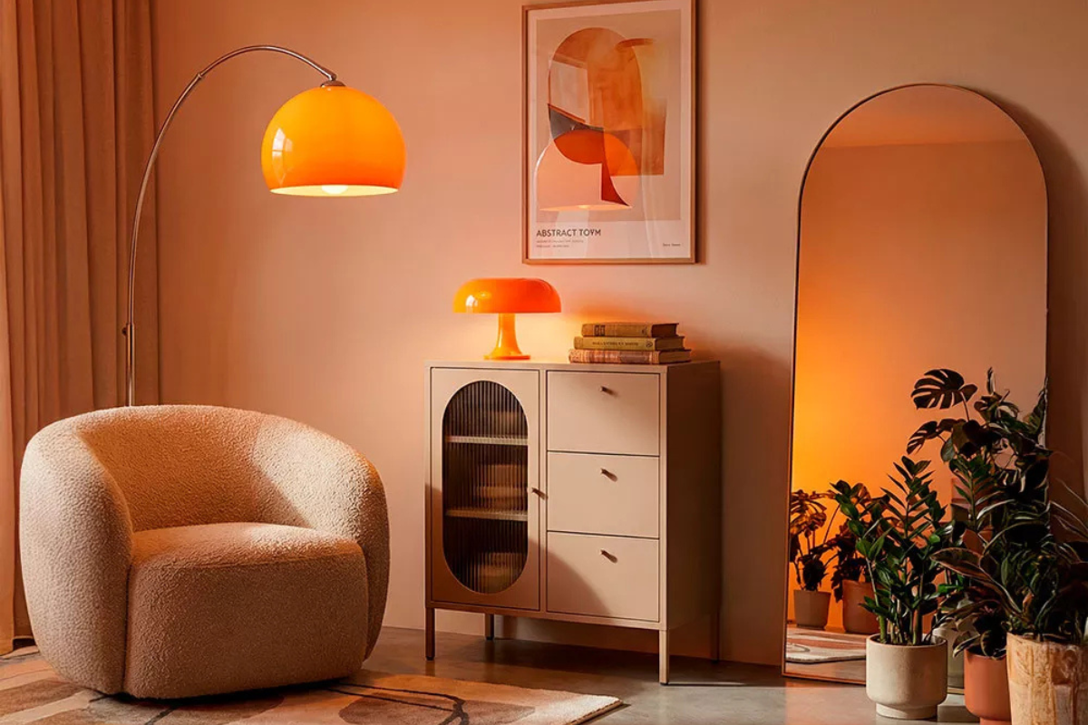 Aparador 1 puerta y 3 cajones metálico COLORS