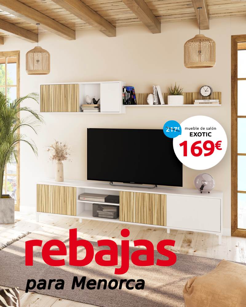 Mueble TV Caly - Muebles Polque - Venta Online - Mueble salón barato