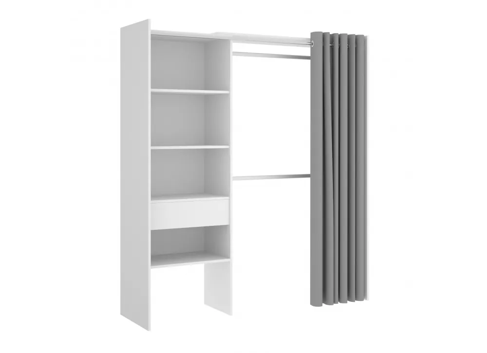 VESTIDOR ARMARY COM CAJON E CORTINA DUAL VESTIDOR ARMARY COM CAJON E CORTINA DUAL