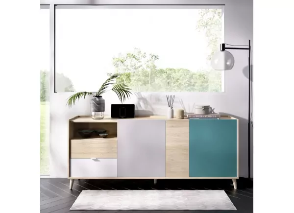 APARADOR 3 PUERTAS Y 2 CAJONES OVAN