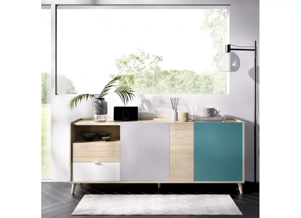 APARADOR 3 PUERTAS Y 2 CAJONES OVAN