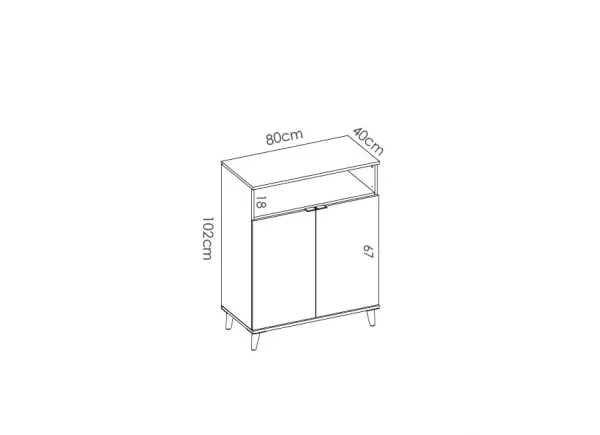 APARADOR PEQUEÑO KOWI