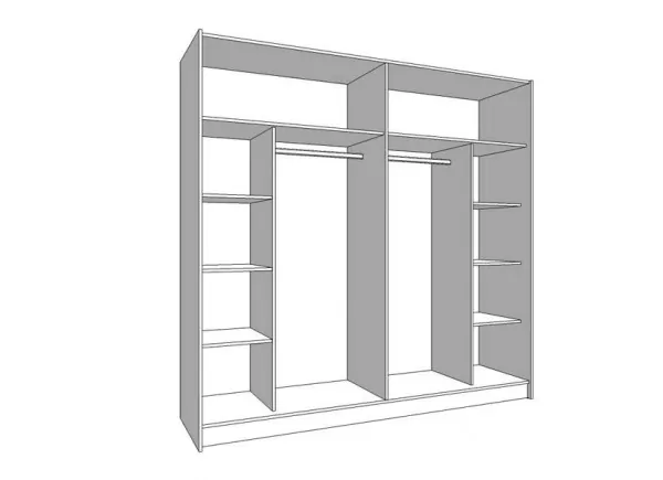 Armário de portas deslizantes SARDINIA