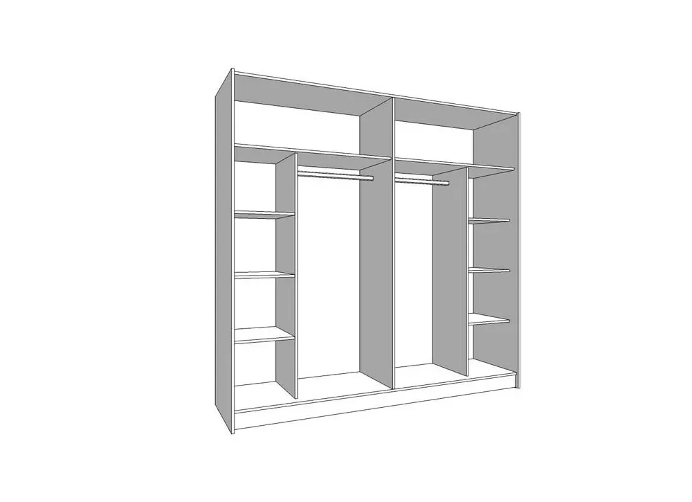 Armário de portas deslizantes SARDINIA