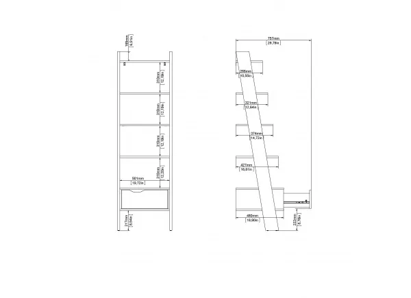 ESTANTERÍA CON CAJÓN TAK