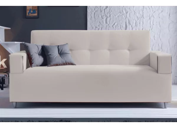 Sofá de tres plazas Chicago taupé