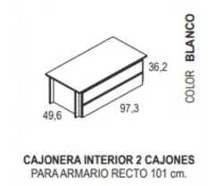 INTERIOR CAJONERA PARA CLEO ARMARY INTERIOR CAJONERA PARA CLEO ARMARY