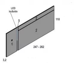 CABECERO CORRIDO TAMPA CABECERO CORRIDO TAMPA