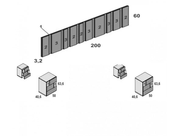 DORMITORIO MATRIMONIO FLORIDA 3