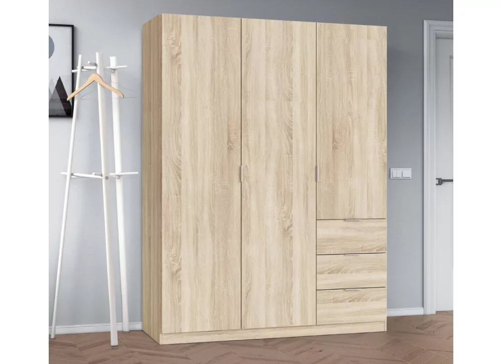 ARMÁRIO 3 PORTAS 3 CAIXOTES