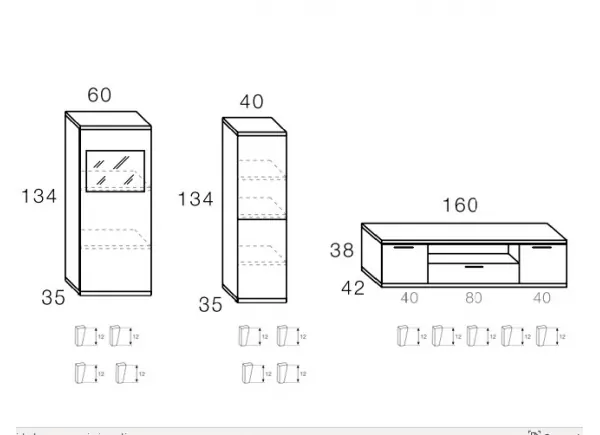 Mobiliário para sala de estar OCEANUS
