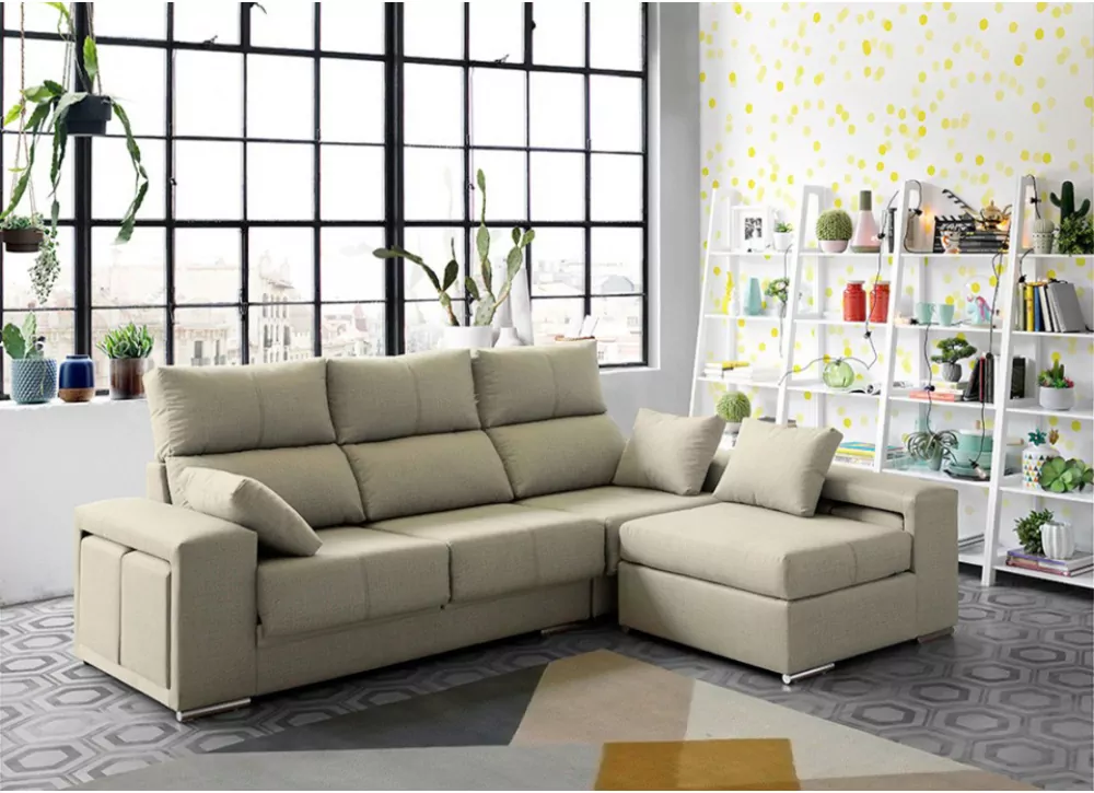 Sofa con chaisselonge partida LEEDS Sofa con chaisselonge partida LEEDS