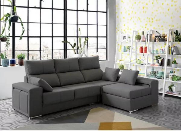 Sofa con chaisselonge partida LEEDS Sofa con chaisselonge partida LEEDS