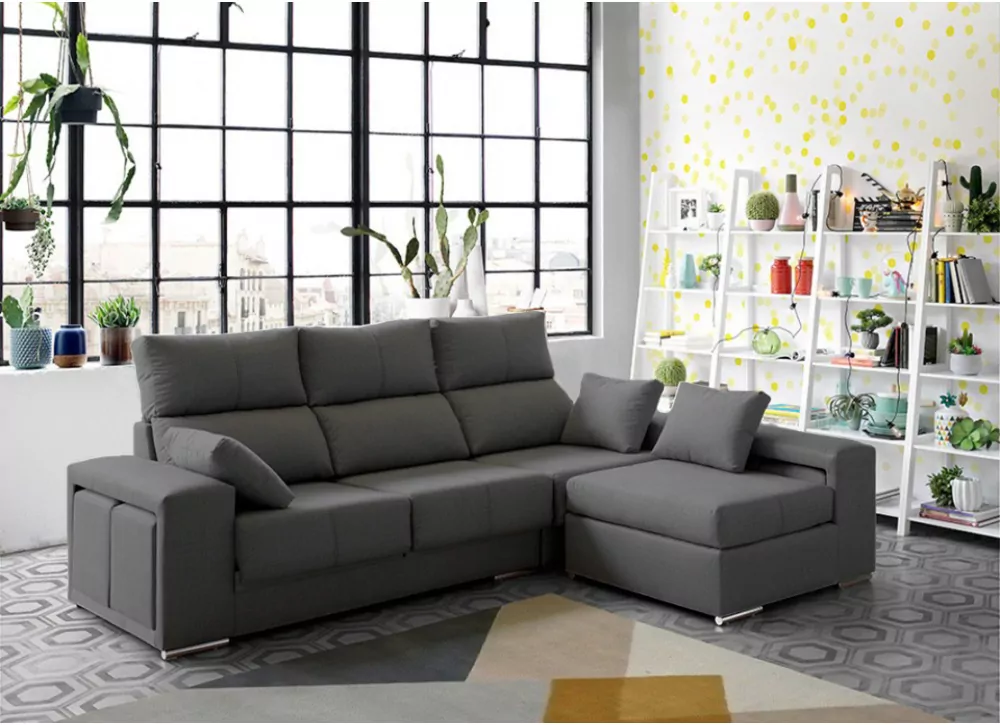 Sofa con chaisselonge partida LEEDS Sofa con chaisselonge partida LEEDS