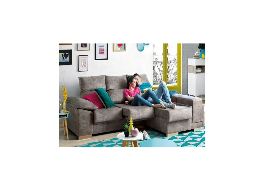 Chaise longue arcon abatible de 250 TEMPO