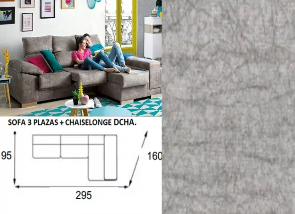 CHAISE LONGUE ARCON DOBRÁVEL 295 TEMPO