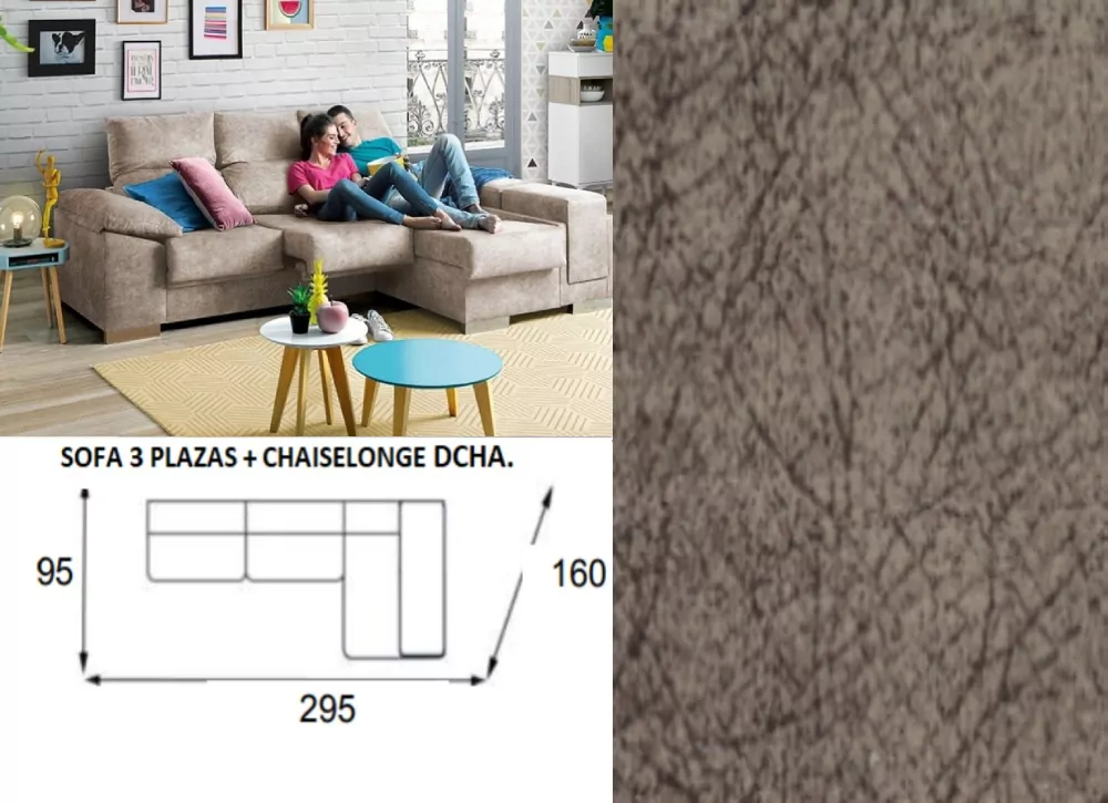 Chaise longue arcon abatible de 295 TEMPO Chaise longue arcon abatible de 295 TEMPO