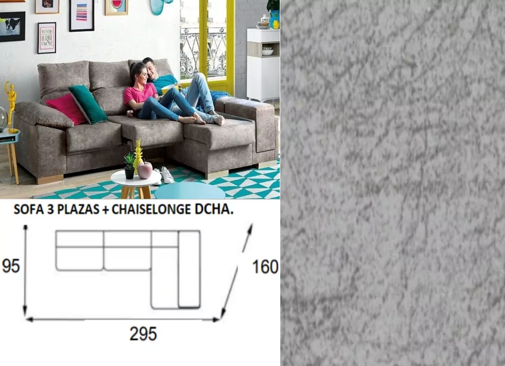 Chaise longue arcon abatible de 295 TEMPO Chaise longue arcon abatible de 295 TEMPO