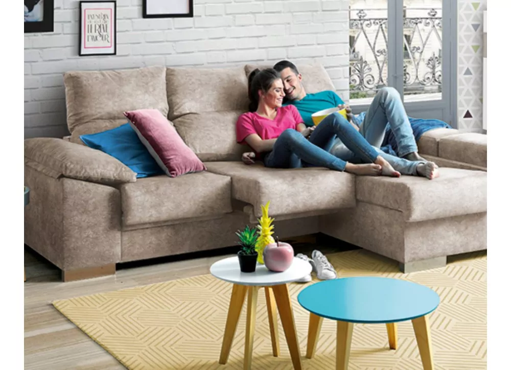Chaise longue arcon abatible de 250 TEMPO
