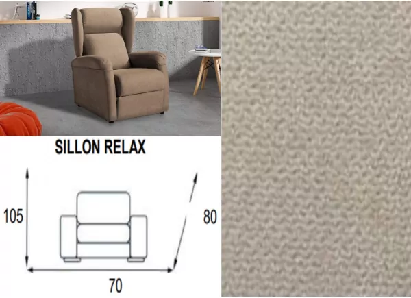 Sillon relax apertura manual ACAPULCO Sillon relax apertura manual ACAPULCO