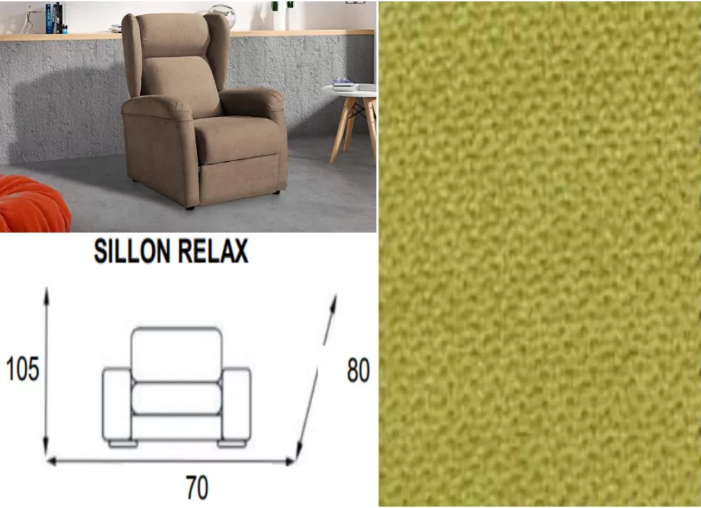 Sillon relax apertura manual ACAPULCO Sillon relax apertura manual ACAPULCO