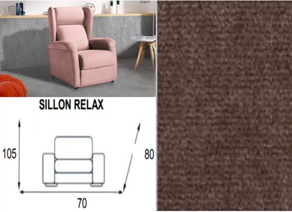 Sillon relax apertura manual ACAPULCO
