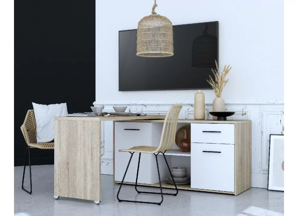 Mueble de tv-aparador-escritorio 3 en 1 ANN Mueble de tv-aparador-escritorio 3 en 1 ANN
