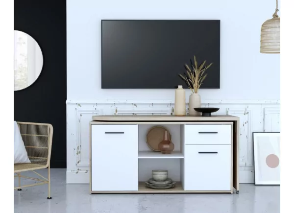 Mueble de tv-aparador-escritorio 3 en 1 ANN Mueble de tv-aparador-escritorio 3 en 1 ANN