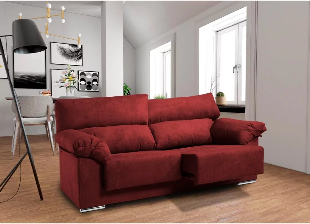 Sofá 3 plazas deslizante y reclinable LUGO Sofá 3 plazas deslizante y reclinable LUGO