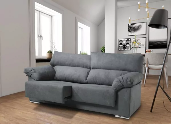 Sofá 3 plazas deslizante y reclinable LUGO Sofá 3 plazas deslizante y reclinable LUGO