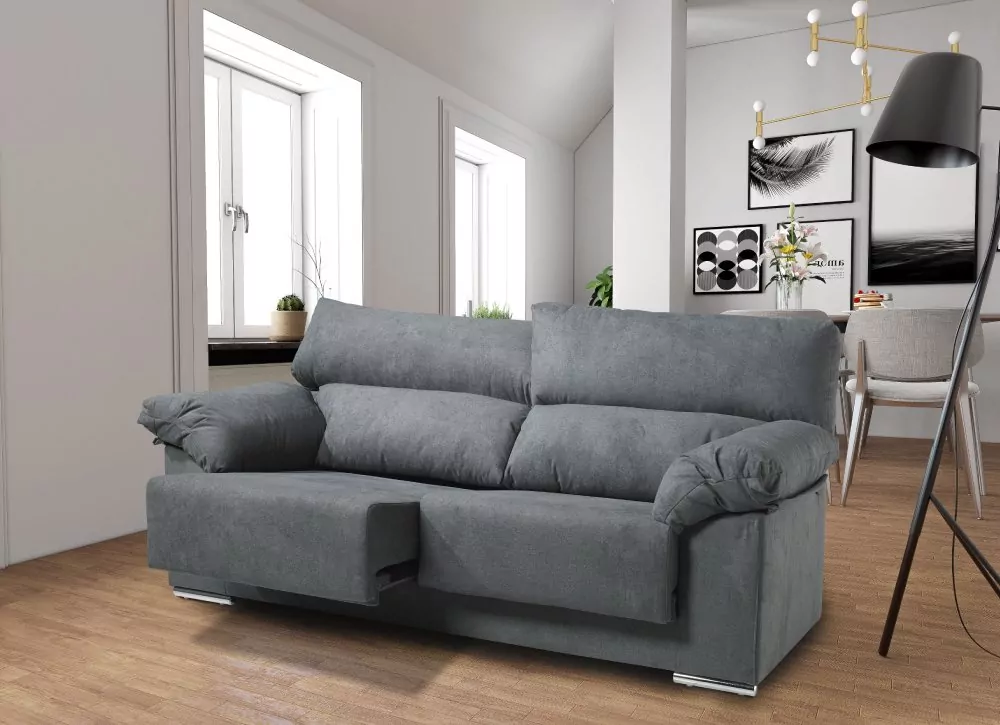 Sofá 3 plazas deslizante y reclinable LUGO Sofá 3 plazas deslizante y reclinable LUGO