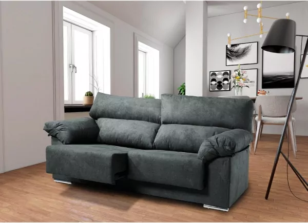 Sofá 3 plazas deslizante y reclinable LUGO Sofá 3 plazas deslizante y reclinable LUGO