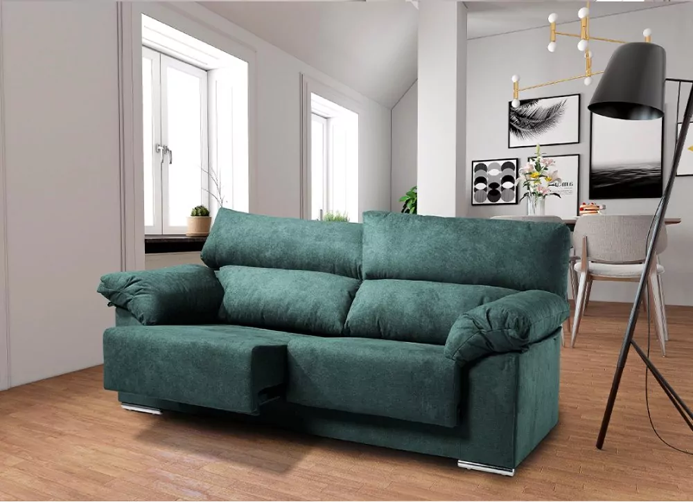 Sofá 3 plazas deslizante y reclinable LUGO Sofá 3 plazas deslizante y reclinable LUGO