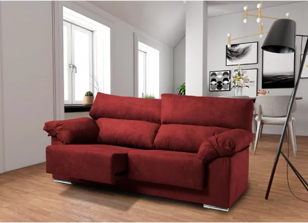 Sofá 2 plazas deslizante y reclinable LUGO Sofá 2 plazas deslizante y reclinable LUGO