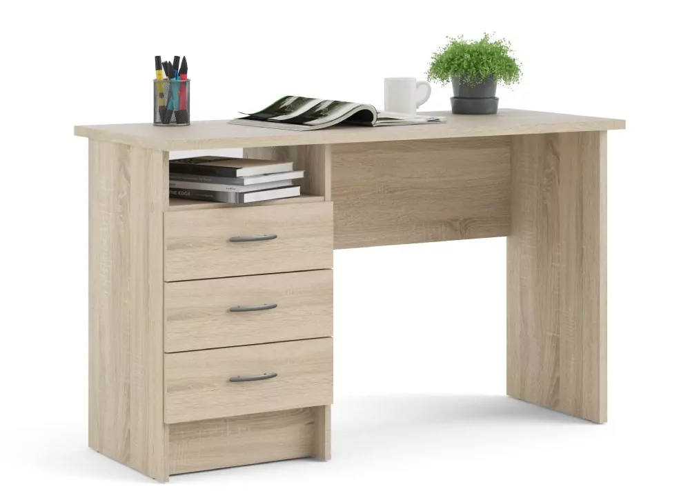 Mesa de estudo com 3 gavetas PHONE Mesa de estudo com 3 gavetas PHONE