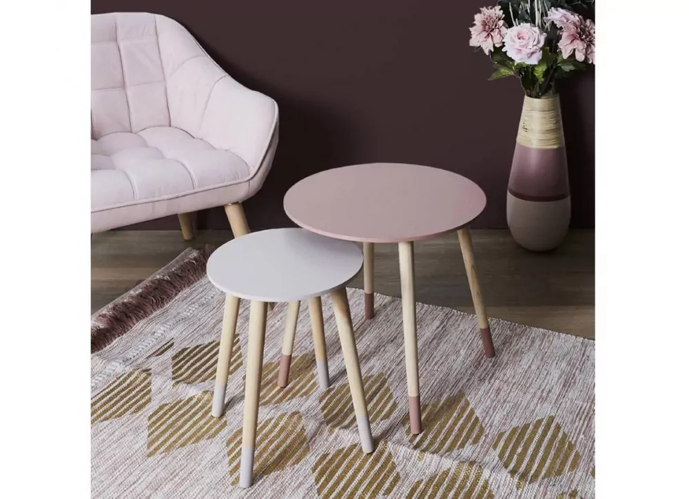 Set de 2 mesitas nido LEA